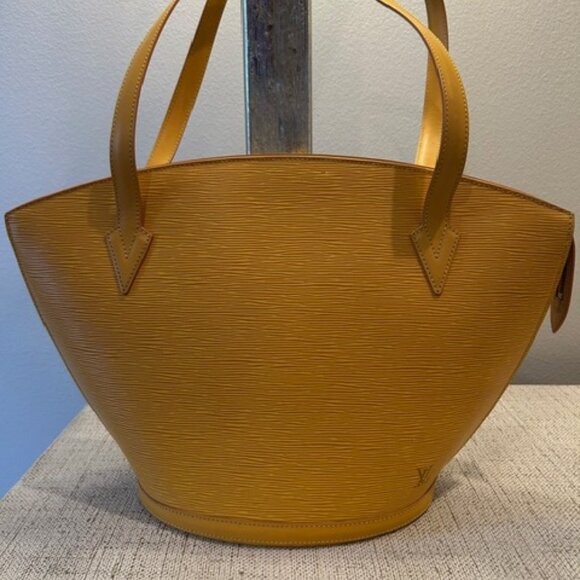 Louis Vuitton Yellow Epi Saint Jacques GM + Matching LV Wallet - Picture 5 of 16